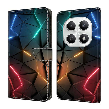 Crystal-Like Painted Vegan Leather Phone Case, For Redmi Note 15 5G / 4G Global 164mm, For Redmi Note 15 Pro 5G Global 163.6mm, For Redmi 15C 5G / 4G EU 173mm, For Redmi 15 5G Global / 4G SEA 169.5mm