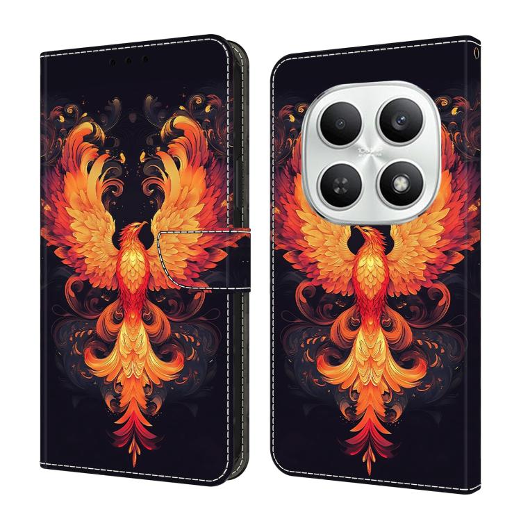 Crystal-Like Painted Vegan Leather Phone Case, For Redmi Note 15 5G / 4G Global 164mm, For Redmi Note 15 Pro 5G Global 163.6mm, For Redmi 15C 5G / 4G EU 173mm, For Redmi 15 5G Global / 4G SEA 169.5mm