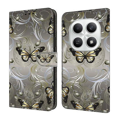 Crystal-Like Painted Vegan Leather Phone Case, For Redmi Note 15 5G / 4G Global 164mm, For Redmi Note 15 Pro 5G Global 163.6mm, For Redmi 15C 5G / 4G EU 173mm, For Redmi 15 5G Global / 4G SEA 169.5mm