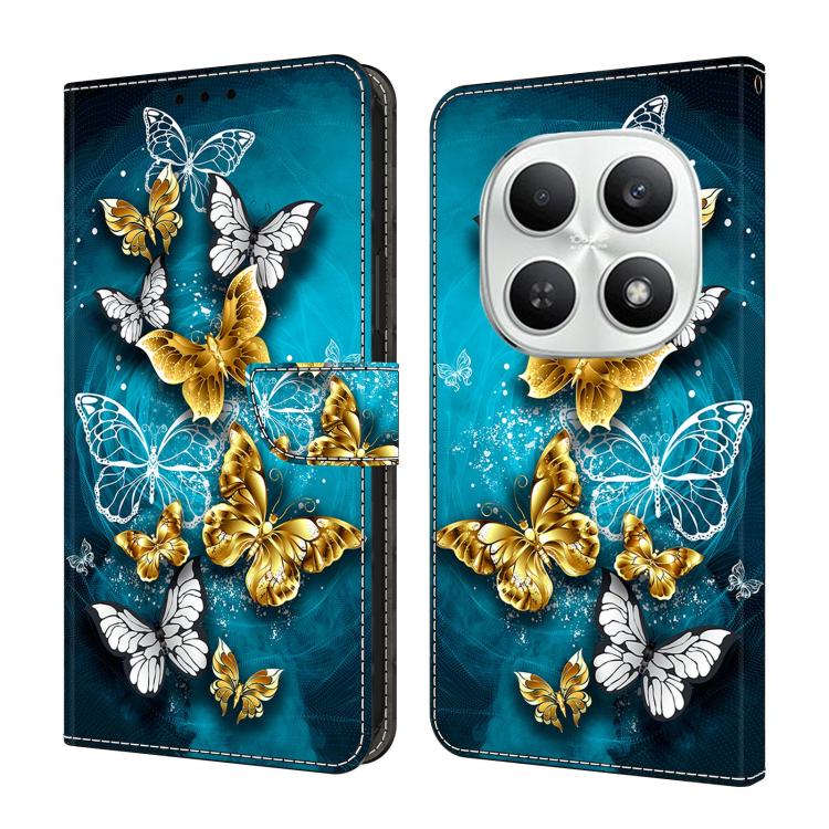 Crystal-Like Painted Vegan Leather Phone Case, For Redmi Note 15 5G / 4G Global 164mm, For Redmi Note 15 Pro 5G Global 163.6mm, For Redmi 15C 5G / 4G EU 173mm, For Redmi 15 5G Global / 4G SEA 169.5mm