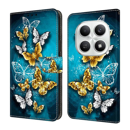 Crystal-Like Painted Vegan Leather Phone Case, For Redmi Note 15 5G / 4G Global 164mm, For Redmi Note 15 Pro 5G Global 163.6mm, For Redmi 15C 5G / 4G EU 173mm, For Redmi 15 5G Global / 4G SEA 169.5mm
