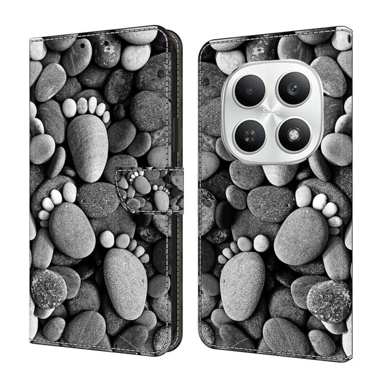 Crystal-Like Painted Vegan Leather Phone Case, For Redmi Note 15 5G / 4G Global 164mm, For Redmi Note 15 Pro 5G Global 163.6mm, For Redmi 15C 5G / 4G EU 173mm, For Redmi 15 5G Global / 4G SEA 169.5mm