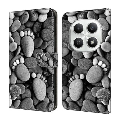 Crystal-Like Painted Vegan Leather Phone Case, For Redmi Note 15 5G / 4G Global 164mm, For Redmi Note 15 Pro 5G Global 163.6mm, For Redmi 15C 5G / 4G EU 173mm, For Redmi 15 5G Global / 4G SEA 169.5mm