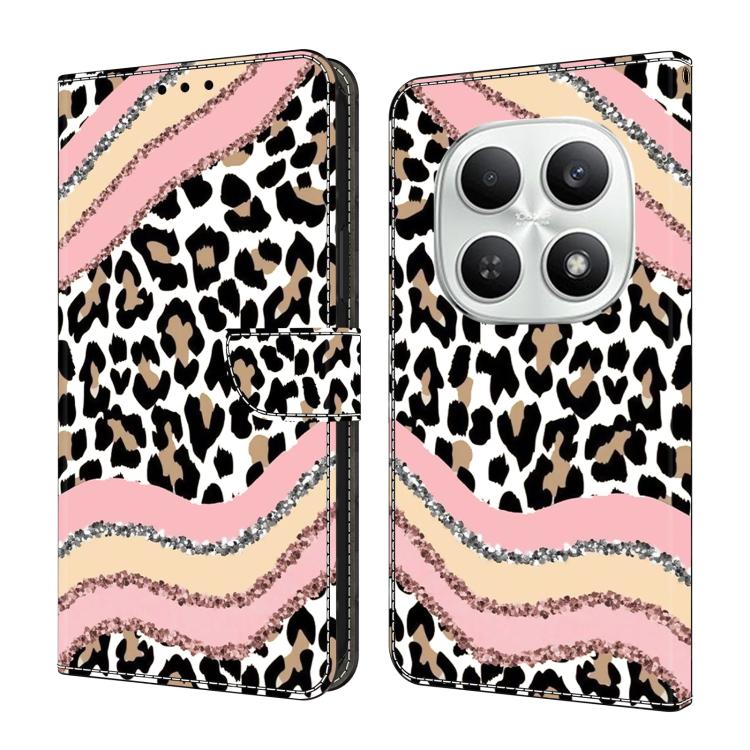 Crystal-Like Painted Vegan Leather Phone Case, For Redmi Note 15 5G / 4G Global 164mm, For Redmi Note 15 Pro 5G Global 163.6mm, For Redmi 15C 5G / 4G EU 173mm, For Redmi 15 5G Global / 4G SEA 169.5mm