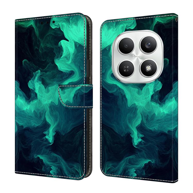 Crystal-Like Painted Vegan Leather Phone Case, For Redmi Note 15 5G / 4G Global 164mm, For Redmi Note 15 Pro 5G Global 163.6mm, For Redmi 15C 5G / 4G EU 173mm, For Redmi 15 5G Global / 4G SEA 169.5mm