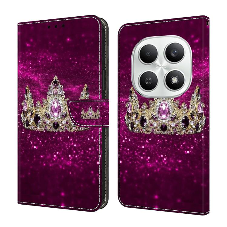 Crystal-Like Painted Vegan Leather Phone Case, For Redmi Note 15 5G / 4G Global 164mm, For Redmi Note 15 Pro 5G Global 163.6mm, For Redmi 15C 5G / 4G EU 173mm, For Redmi 15 5G Global / 4G SEA 169.5mm