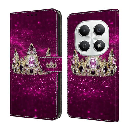 Crystal-Like Painted Vegan Leather Phone Case, For Redmi Note 15 5G / 4G Global 164mm, For Redmi Note 15 Pro 5G Global 163.6mm, For Redmi 15C 5G / 4G EU 173mm, For Redmi 15 5G Global / 4G SEA 169.5mm