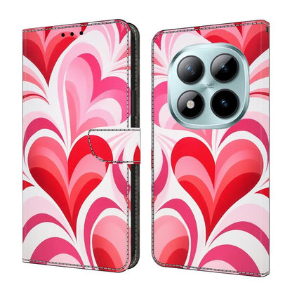 Crystal-Like Painted Vegan Leather Phone Case, For Redmi Note 15 5G / 4G Global 164mm, For Redmi Note 15 Pro 5G Global 163.6mm, For Redmi 15C 5G / 4G EU 173mm, For Redmi 15 5G Global / 4G SEA 169.5mm