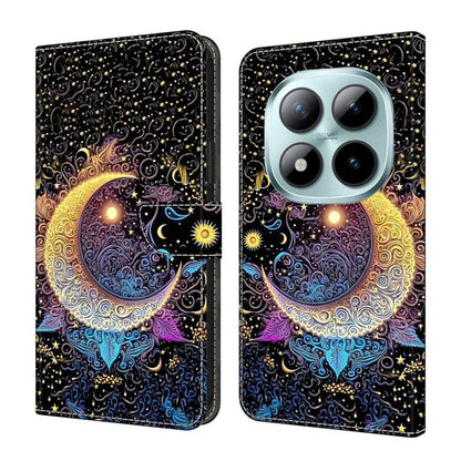 Crystal-Like Painted Vegan Leather Phone Case, For Redmi Note 15 5G / 4G Global 164mm, For Redmi Note 15 Pro 5G Global 163.6mm, For Redmi 15C 5G / 4G EU 173mm, For Redmi 15 5G Global / 4G SEA 169.5mm