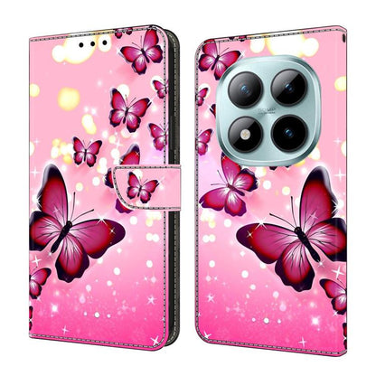 Crystal-Like Painted Vegan Leather Phone Case, For Redmi Note 15 5G / 4G Global 164mm, For Redmi Note 15 Pro 5G Global 163.6mm, For Redmi 15C 5G / 4G EU 173mm, For Redmi 15 5G Global / 4G SEA 169.5mm