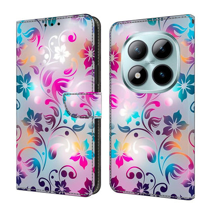 Crystal-Like Painted Vegan Leather Phone Case, For Redmi Note 15 5G / 4G Global 164mm, For Redmi Note 15 Pro 5G Global 163.6mm, For Redmi 15C 5G / 4G EU 173mm, For Redmi 15 5G Global / 4G SEA 169.5mm