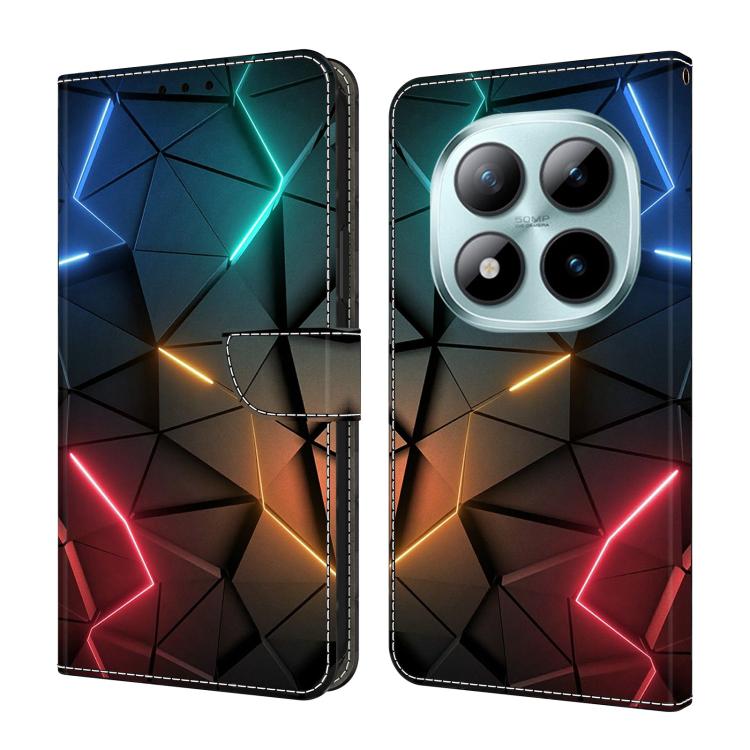 Crystal-Like Painted Vegan Leather Phone Case, For Redmi Note 15 5G / 4G Global 164mm, For Redmi Note 15 Pro 5G Global 163.6mm, For Redmi 15C 5G / 4G EU 173mm, For Redmi 15 5G Global / 4G SEA 169.5mm