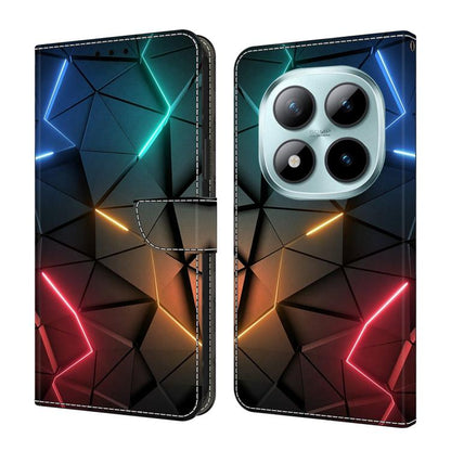 Crystal-Like Painted Vegan Leather Phone Case, For Redmi Note 15 5G / 4G Global 164mm, For Redmi Note 15 Pro 5G Global 163.6mm, For Redmi 15C 5G / 4G EU 173mm, For Redmi 15 5G Global / 4G SEA 169.5mm