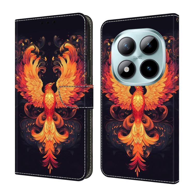 Crystal-Like Painted Vegan Leather Phone Case, For Redmi Note 15 5G / 4G Global 164mm, For Redmi Note 15 Pro 5G Global 163.6mm, For Redmi 15C 5G / 4G EU 173mm, For Redmi 15 5G Global / 4G SEA 169.5mm