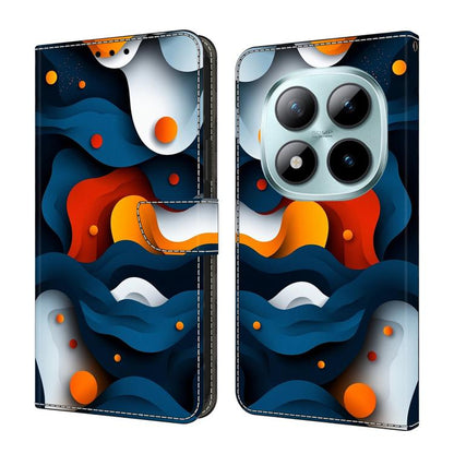 Crystal-Like Painted Vegan Leather Phone Case, For Redmi Note 15 5G / 4G Global 164mm, For Redmi Note 15 Pro 5G Global 163.6mm, For Redmi 15C 5G / 4G EU 173mm, For Redmi 15 5G Global / 4G SEA 169.5mm