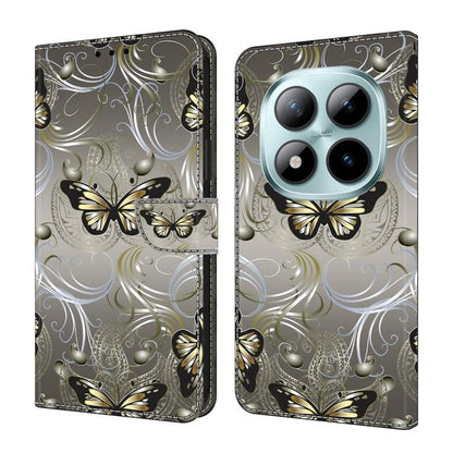 Crystal-Like Painted Vegan Leather Phone Case, For Redmi Note 15 5G / 4G Global 164mm, For Redmi Note 15 Pro 5G Global 163.6mm, For Redmi 15C 5G / 4G EU 173mm, For Redmi 15 5G Global / 4G SEA 169.5mm