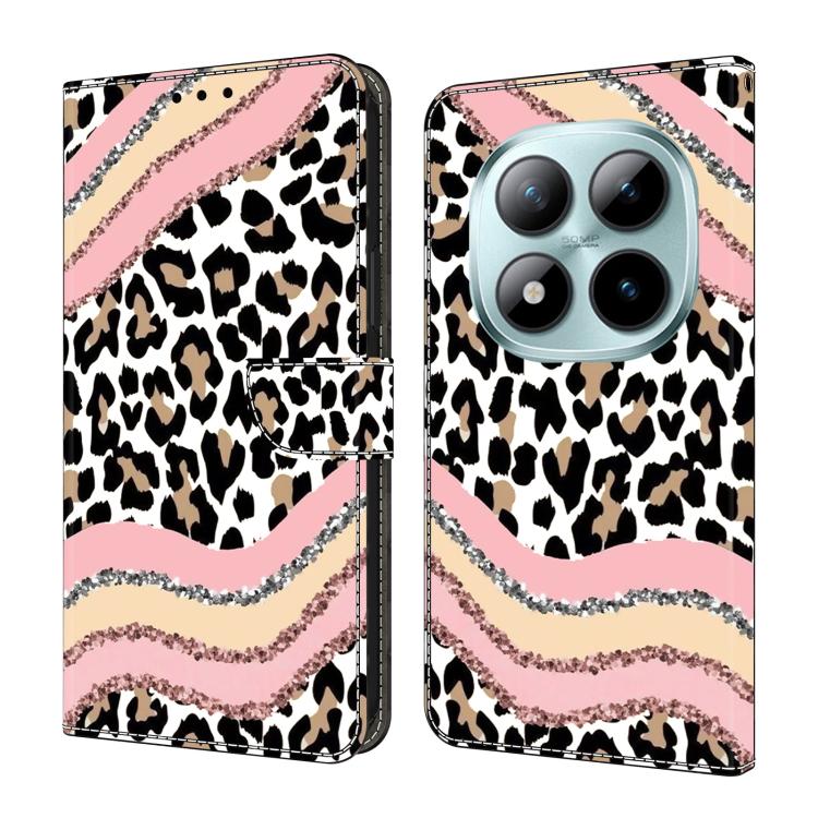 Crystal-Like Painted Vegan Leather Phone Case, For Redmi Note 15 5G / 4G Global 164mm, For Redmi Note 15 Pro 5G Global 163.6mm, For Redmi 15C 5G / 4G EU 173mm, For Redmi 15 5G Global / 4G SEA 169.5mm