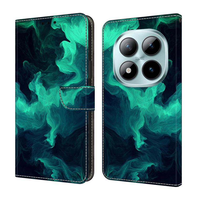 Crystal-Like Painted Vegan Leather Phone Case, For Redmi Note 15 5G / 4G Global 164mm, For Redmi Note 15 Pro 5G Global 163.6mm, For Redmi 15C 5G / 4G EU 173mm, For Redmi 15 5G Global / 4G SEA 169.5mm