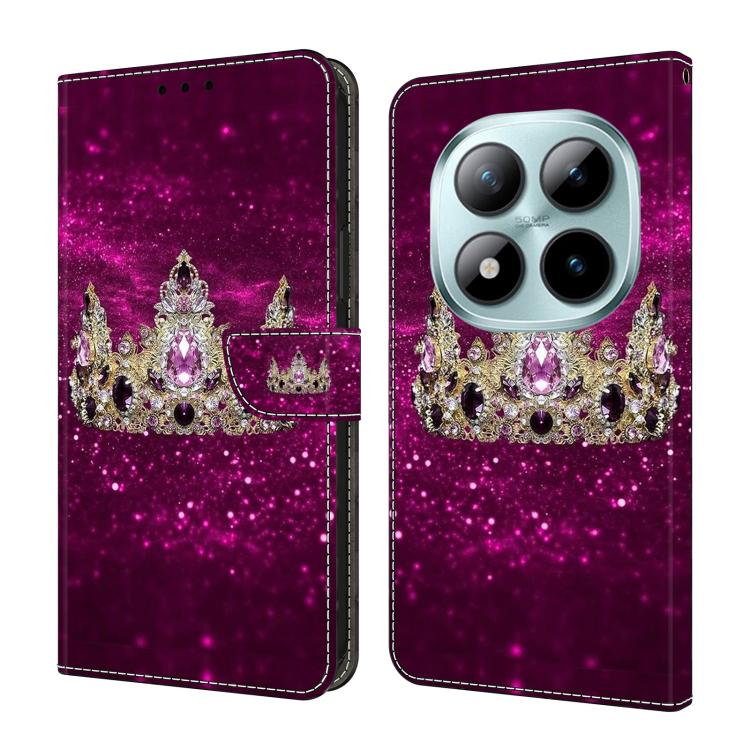 Crystal-Like Painted Vegan Leather Phone Case, For Redmi Note 15 5G / 4G Global 164mm, For Redmi Note 15 Pro 5G Global 163.6mm, For Redmi 15C 5G / 4G EU 173mm, For Redmi 15 5G Global / 4G SEA 169.5mm