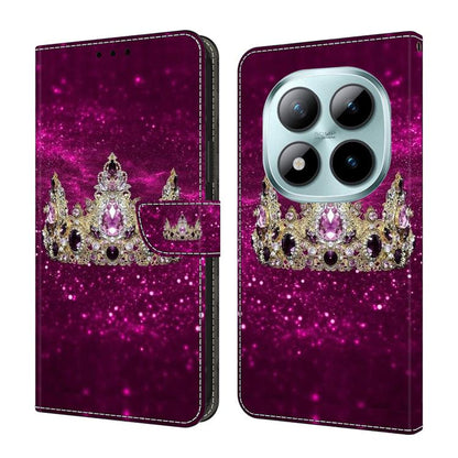Crystal-Like Painted Vegan Leather Phone Case, For Redmi Note 15 5G / 4G Global 164mm, For Redmi Note 15 Pro 5G Global 163.6mm, For Redmi 15C 5G / 4G EU 173mm, For Redmi 15 5G Global / 4G SEA 169.5mm