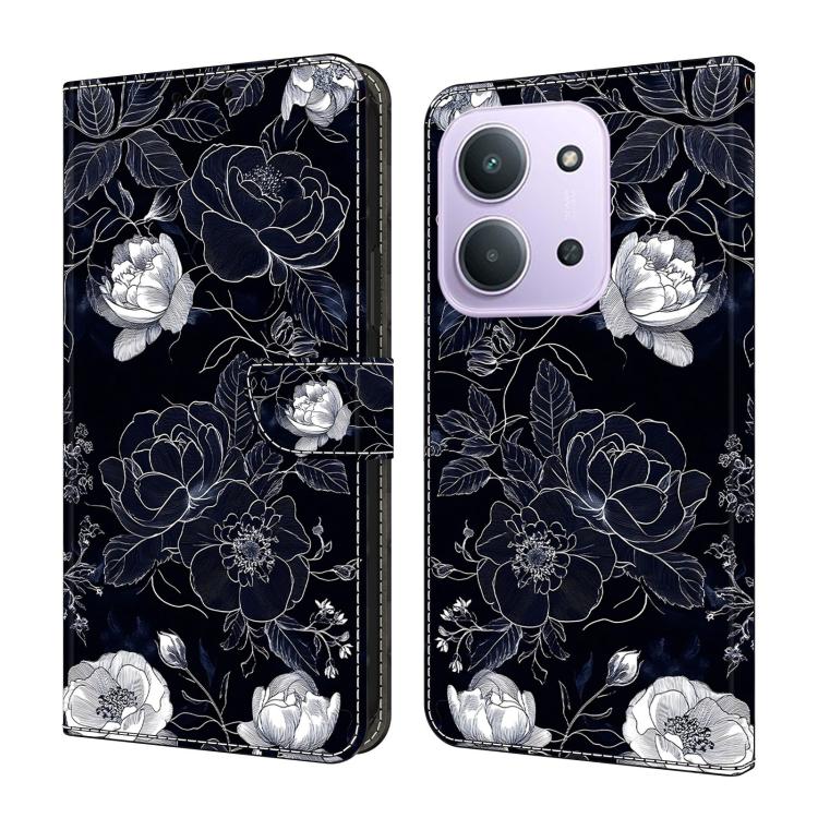 Crystal-Like Painted Vegan Leather Phone Case, For Redmi Note 15 5G / 4G Global 164mm, For Redmi Note 15 Pro 5G Global 163.6mm, For Redmi 15C 5G / 4G EU 173mm, For Redmi 15 5G Global / 4G SEA 169.5mm