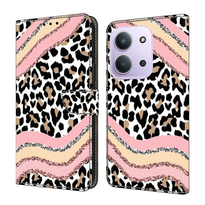 Crystal-Like Painted Vegan Leather Phone Case, For Redmi Note 15 5G / 4G Global 164mm, For Redmi Note 15 Pro 5G Global 163.6mm, For Redmi 15C 5G / 4G EU 173mm, For Redmi 15 5G Global / 4G SEA 169.5mm