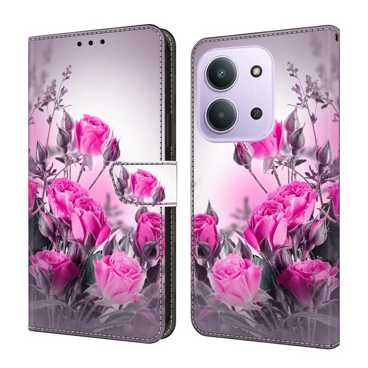 Crystal-Like Painted Vegan Leather Phone Case, For Redmi Note 15 5G / 4G Global 164mm, For Redmi Note 15 Pro 5G Global 163.6mm, For Redmi 15C 5G / 4G EU 173mm, For Redmi 15 5G Global / 4G SEA 169.5mm
