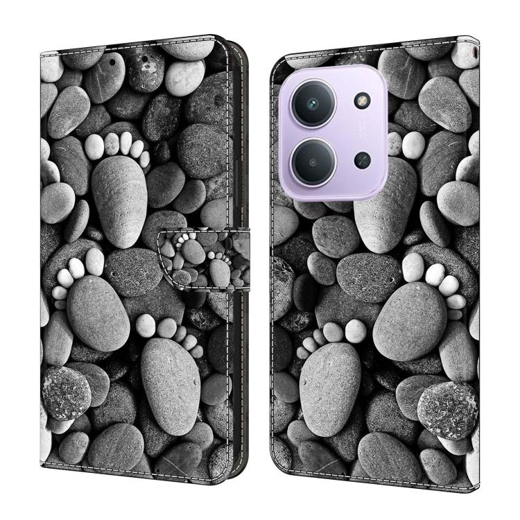 Crystal-Like Painted Vegan Leather Phone Case, For Redmi 15 5G / 4G EU 171mm, For Redmi 15C 5G / 4G Global 171mm, For Redmi Note 14 4G 164.84mm, For Redmi Note 14 Pro+ 5G / Poco X7 5G