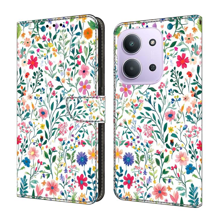Crystal-Like Painted Vegan Leather Phone Case, For Redmi 15 5G / 4G EU 171mm, For Redmi 15C 5G / 4G Global 171mm, For Redmi Note 14 4G 164.84mm, For Redmi Note 14 Pro+ 5G / Poco X7 5G