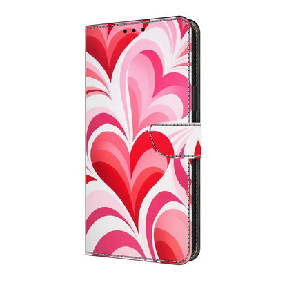 Étui de Téléphone en Simili-Cuir Végan Peint Effet Cristal, Pour Redmi 15 5G / 4G EU 171mm, Pour Redmi 15C 5G / 4G Global 171mm, Pour Redmi Note 14 4G 164.84mm, Pour Redmi Note 14 Pro+ 5G / Poco X7 5G