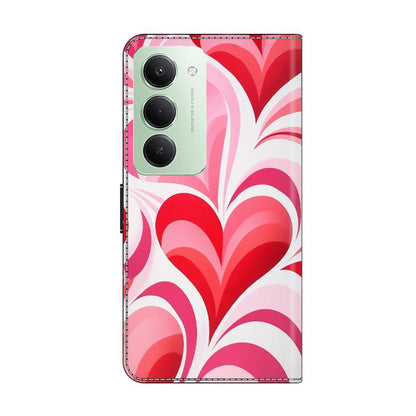 Étui de Téléphone en Simili-Cuir Végan Peint Effet Cristal, Pour Redmi 15 5G / 4G EU 171mm, Pour Redmi 15C 5G / 4G Global 171mm, Pour Redmi Note 14 4G 164.84mm, Pour Redmi Note 14 Pro+ 5G / Poco X7 5G