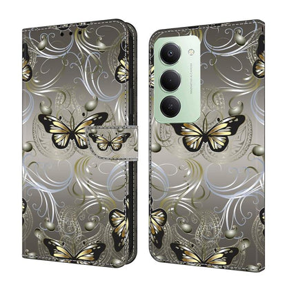 Étui de Téléphone en Simili-Cuir Végan Peint Effet Cristal, Pour Redmi 15 5G / 4G EU 171mm, Pour Redmi 15C 5G / 4G Global 171mm, Pour Redmi Note 14 4G 164.84mm, Pour Redmi Note 14 Pro+ 5G / Poco X7 5G