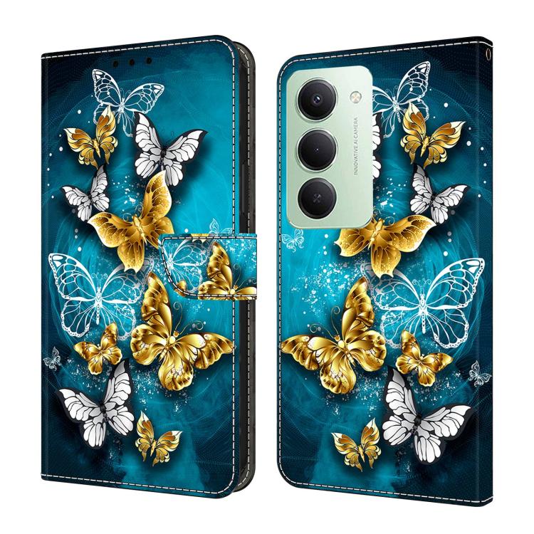 Étui de Téléphone en Simili-Cuir Végan Peint Effet Cristal, Pour Redmi 15 5G / 4G EU 171mm, Pour Redmi 15C 5G / 4G Global 171mm, Pour Redmi Note 14 4G 164.84mm, Pour Redmi Note 14 Pro+ 5G / Poco X7 5G