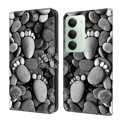 Étui de Téléphone en Simili-Cuir Végan Peint Effet Cristal, Pour Redmi 15 5G / 4G EU 171mm, Pour Redmi 15C 5G / 4G Global 171mm, Pour Redmi Note 14 4G 164.84mm, Pour Redmi Note 14 Pro+ 5G / Poco X7 5G