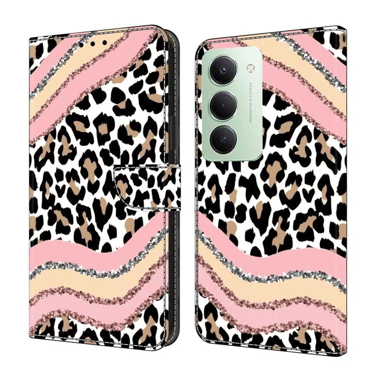 Étui de Téléphone en Simili-Cuir Végan Peint Effet Cristal, Pour Redmi 15 5G / 4G EU 171mm, Pour Redmi 15C 5G / 4G Global 171mm, Pour Redmi Note 14 4G 164.84mm, Pour Redmi Note 14 Pro+ 5G / Poco X7 5G