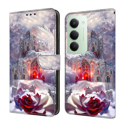 Étui de Téléphone en Simili-Cuir Végan Peint Effet Cristal, Pour Redmi 15 5G / 4G EU 171mm, Pour Redmi 15C 5G / 4G Global 171mm, Pour Redmi Note 14 4G 164.84mm, Pour Redmi Note 14 Pro+ 5G / Poco X7 5G