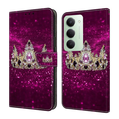 Étui de Téléphone en Simili-Cuir Végan Peint Effet Cristal, Pour Redmi 15 5G / 4G EU 171mm, Pour Redmi 15C 5G / 4G Global 171mm, Pour Redmi Note 14 4G 164.84mm, Pour Redmi Note 14 Pro+ 5G / Poco X7 5G