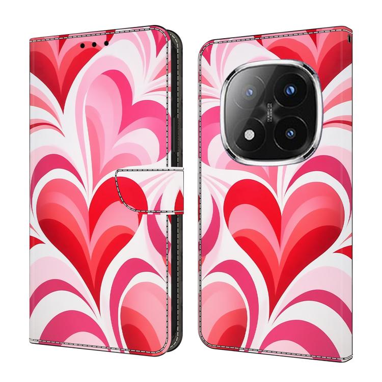 Crystal-Like Painted Vegan Leather Phone Case, For Redmi Note 14 Pro+ 5G / Poco X7 5G, For Redmi Note 14 Pro 4G, For Redmi Note 14 4G 163.25mm, For Redmi Note 14 5G