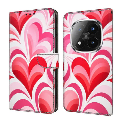 Crystal-Like Painted Vegan Leather Phone Case, For Redmi Note 14 Pro+ 5G / Poco X7 5G, For Redmi Note 14 Pro 4G, For Redmi Note 14 4G 163.25mm, For Redmi Note 14 5G