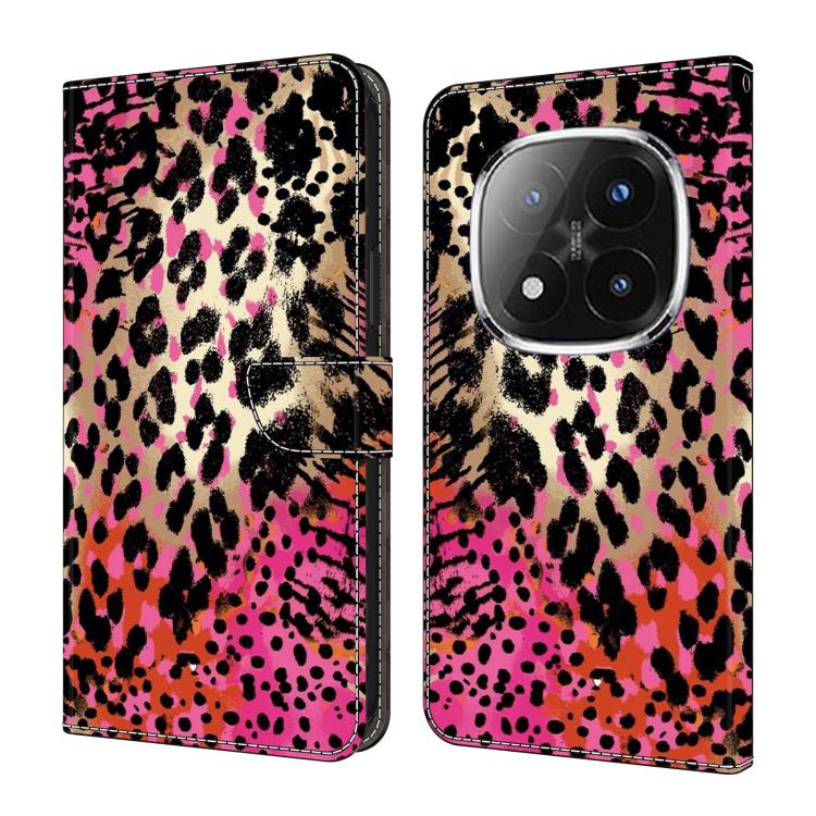 Crystal-Like Painted Vegan Leather Phone Case, For Redmi Note 14 Pro+ 5G / Poco X7 5G, For Redmi Note 14 Pro 4G, For Redmi Note 14 4G 163.25mm, For Redmi Note 14 5G