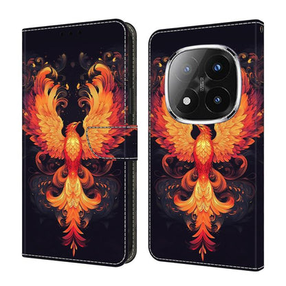 Crystal-Like Painted Vegan Leather Phone Case, For Redmi Note 14 Pro+ 5G / Poco X7 5G, For Redmi Note 14 Pro 4G, For Redmi Note 14 4G 163.25mm, For Redmi Note 14 5G