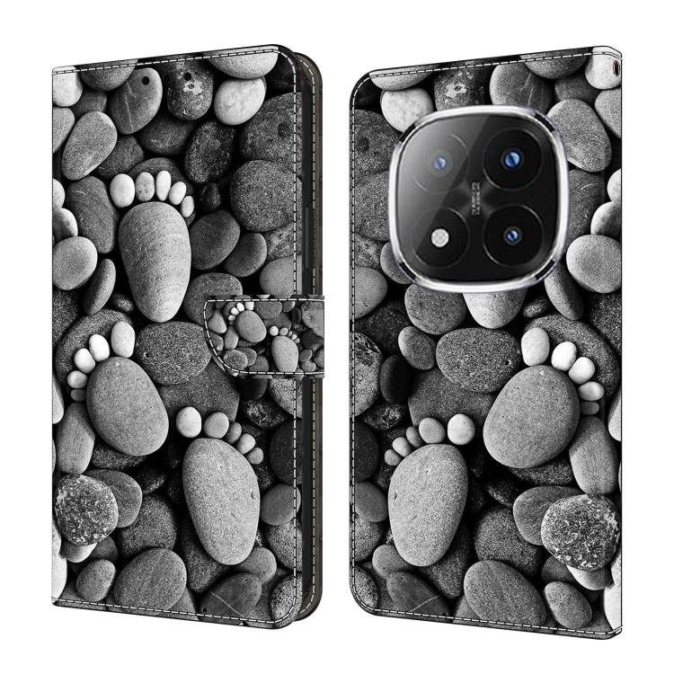 Crystal-Like Painted Vegan Leather Phone Case, For Redmi Note 14 Pro+ 5G / Poco X7 5G, For Redmi Note 14 Pro 4G, For Redmi Note 14 4G 163.25mm, For Redmi Note 14 5G