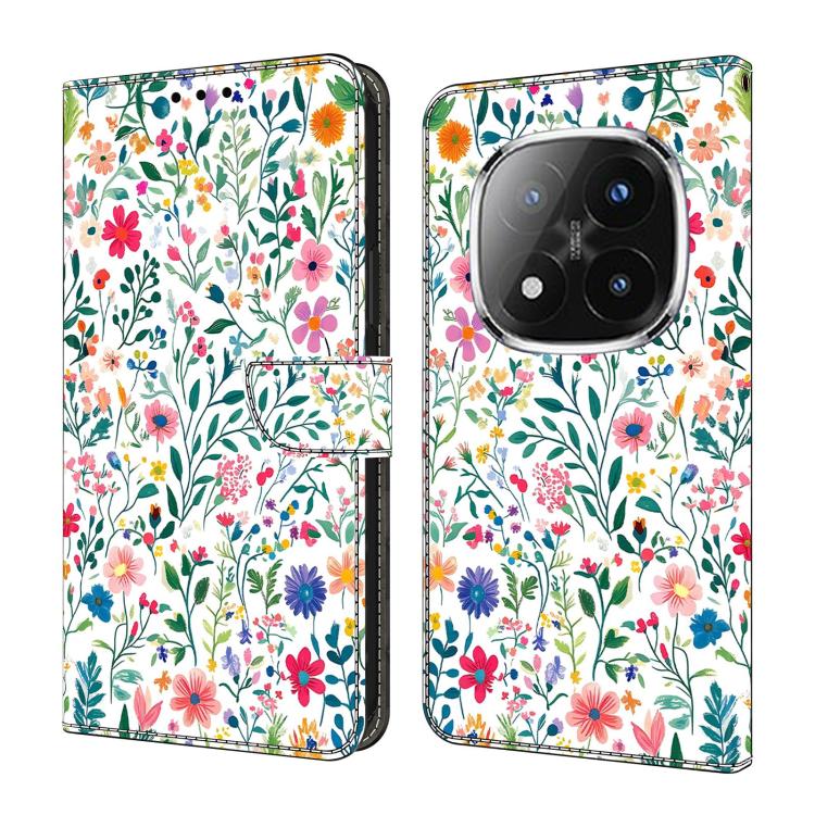 Crystal-Like Painted Vegan Leather Phone Case, For Redmi Note 14 Pro+ 5G / Poco X7 5G, For Redmi Note 14 Pro 4G, For Redmi Note 14 4G 163.25mm, For Redmi Note 14 5G