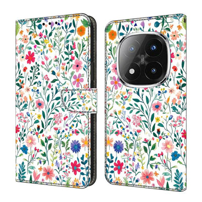 Crystal-Like Painted Vegan Leather Phone Case, For Redmi Note 14 Pro+ 5G / Poco X7 5G, For Redmi Note 14 Pro 4G, For Redmi Note 14 4G 163.25mm, For Redmi Note 14 5G