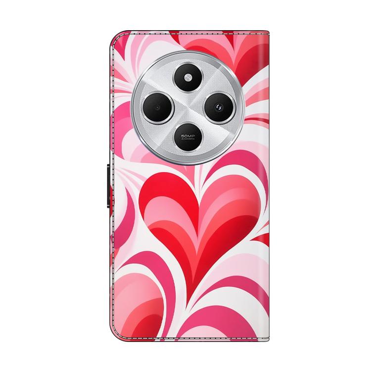 Crystal-Like Painted Vegan Leather Phone Case, For Redmi 14C 4G, For Redmi 13C 4G / 5G, For Redmi K70E / Poco X6 Pro