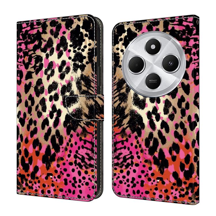 Crystal-Like Painted Vegan Leather Phone Case, For Redmi 14C 4G, For Redmi 13C 4G / 5G, For Redmi K70E / Poco X6 Pro