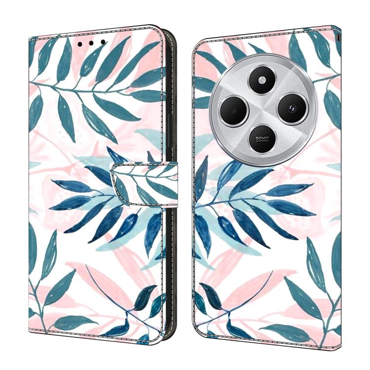 Crystal-Like Painted Vegan Leather Phone Case, For Redmi 14C 4G, For Redmi 13C 4G / 5G, For Redmi K70E / Poco X6 Pro