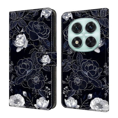 Coque de téléphone en cuir végétalien peint effet cristal, pour Redmi 14C 4G, pour Redmi 13C 4G / 5G, pour Redmi K70E / Poco X6 Pro