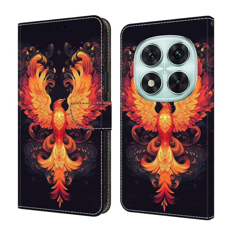 Coque de téléphone en cuir végétalien peint effet cristal, pour Redmi 14C 4G, pour Redmi 13C 4G / 5G, pour Redmi K70E / Poco X6 Pro