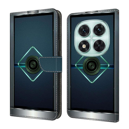Coque de téléphone en cuir végétalien peint effet cristal, pour Redmi 14C 4G, pour Redmi 13C 4G / 5G, pour Redmi K70E / Poco X6 Pro